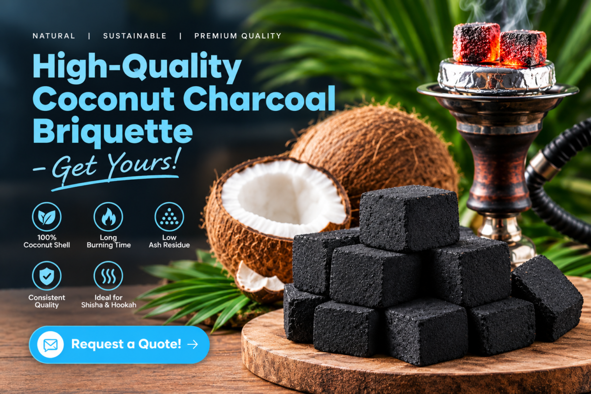 Coconut Charcoal Briquette