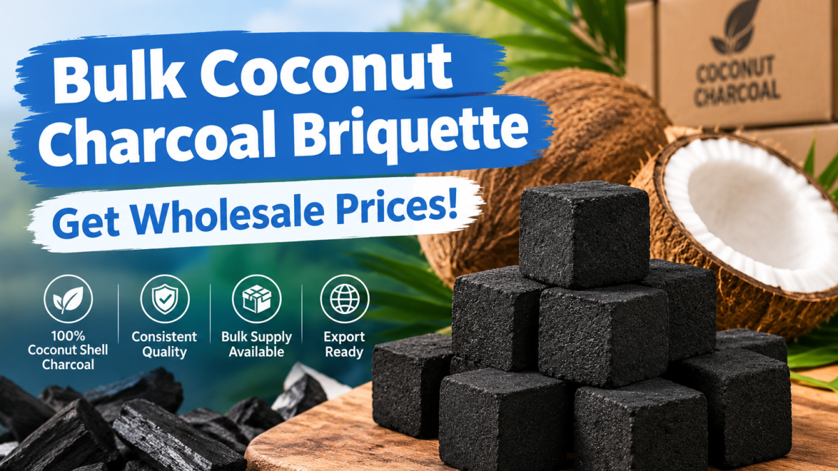 Coconut Charcoal Briquette