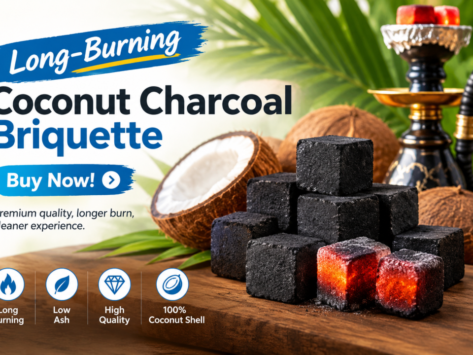 Coconut Charcoal Briquette