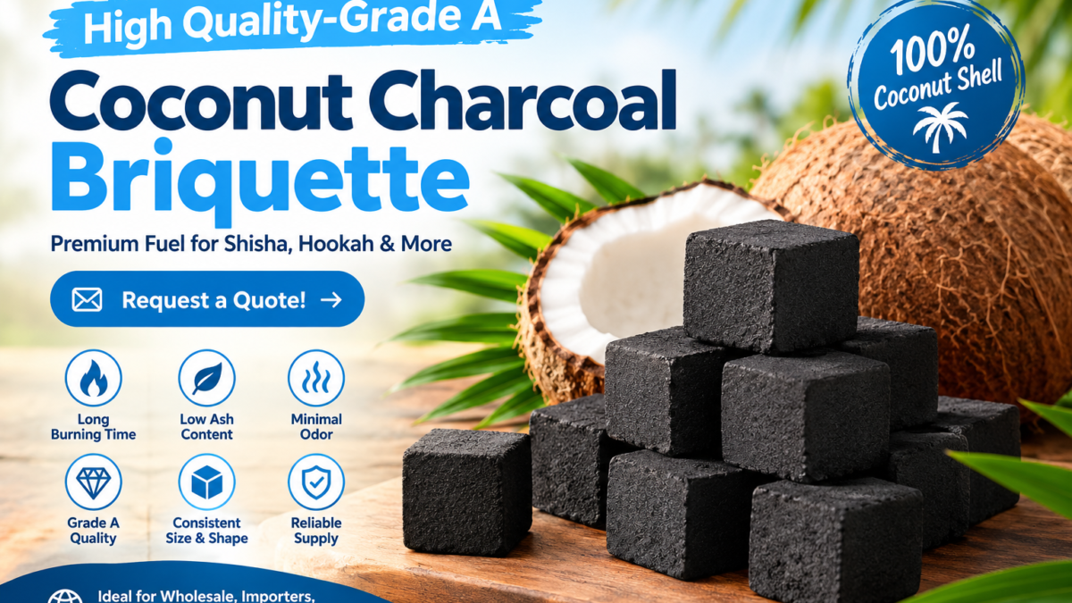 Coconut Charcoal Briquette