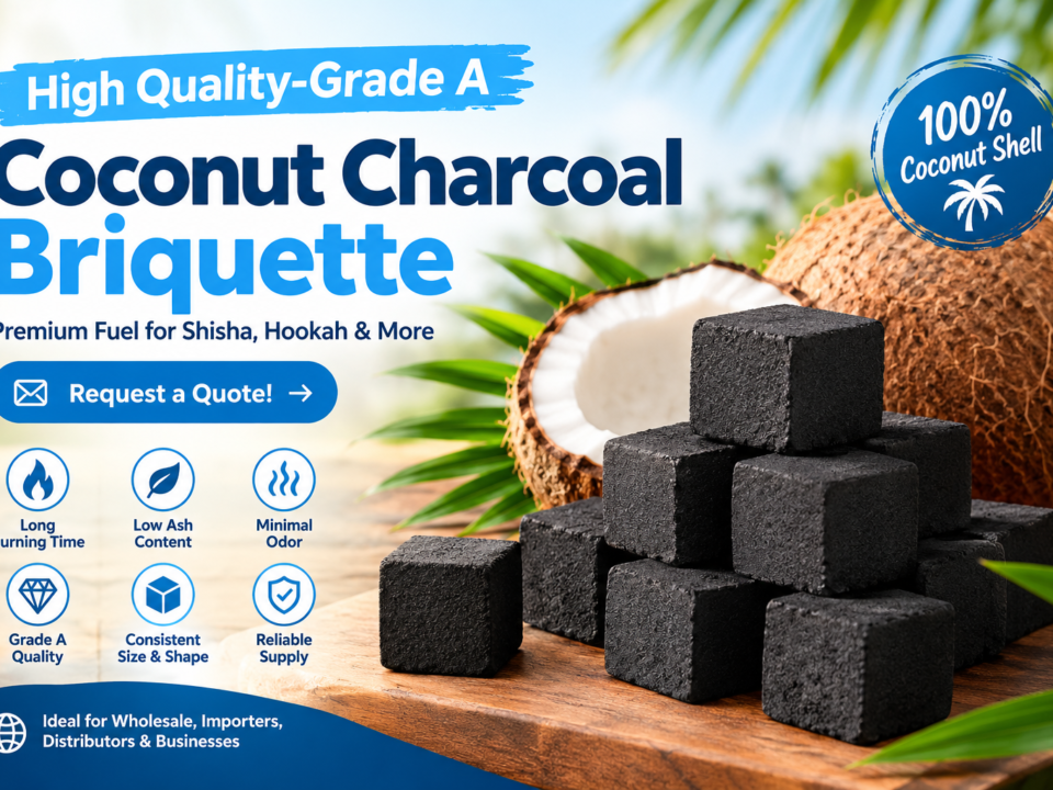 Coconut Charcoal Briquette